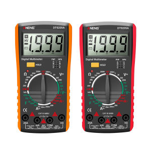 DT9205A Electric Energy Ammeter 1999 Counts Digital Meter AC/DC Capacitance Meter Ohm Volt Amp Meter Measures Voltage Current Resistance Continuity