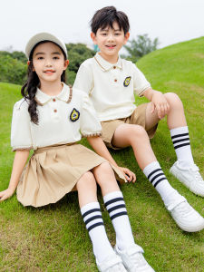 BAIKAMENG | Summer Childrens School Uniforms Sportswear Set