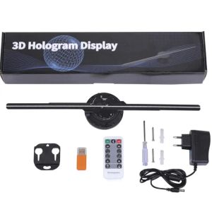 Proyektor Hologram 3D Fan LED 42cm 2 Bilah untuk Iklan Holografik