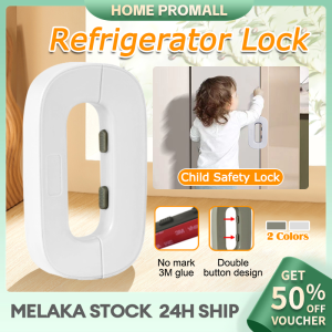 Refrigerator Door Safety Lock Baby Anti-Pinching Freezer Cupboard Cabinet Drawer Lock Kids Security Locker Buckle
