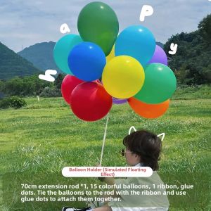 HUANGLISHI | Extra Large Colorful Number Balloons Party and Photo Props