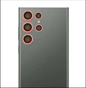 Kit Glossy Luminous Camera Protector For Samsung Galaxy S24 Ultra Ceramic Lens Rings Tempered Glass Film Cap Sticker Cover