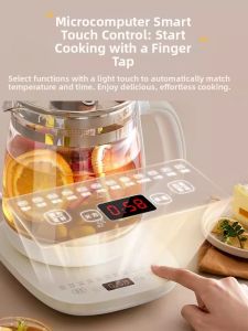 「China Plug」Bear | Multi-Function Insulated Glass Tea Kettle
