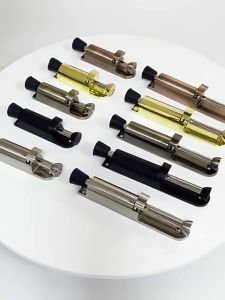 Large Zinc Alloy Easy Step Door Stopper Collision Kick Down Door Stopper Office Rubber Foot-operated Door Stopper