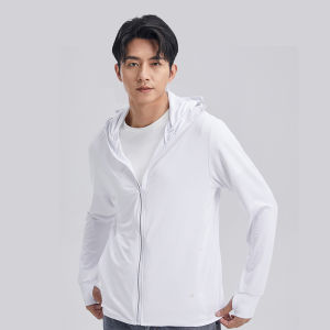 JNLN Men Women Hiking Jackets Summer Sun Protection Quick Dry Soft Elastic Camping Climbing Coat With Removable Brim Anti-UV