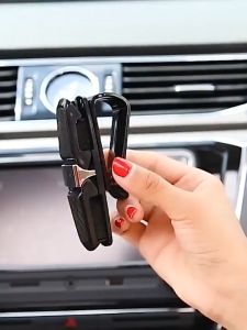 Sunglasses Holder Double Clip for Car Sun Visor Vehicle Interior Spec Ticket Card Cermin Mata Kereta Pemegang Kad