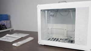 Jonsbo C6 MAX White MATX เคส คอม หิ้วได้ ดีไซน์สวยพร้อมไฟ LED สีขาว