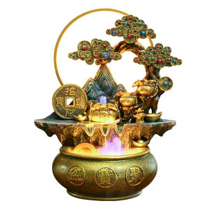 YISHI | Phụ Kiện Trang Trí Bàn Phong Thủy - Chậu Nước Hút Tài Lộc