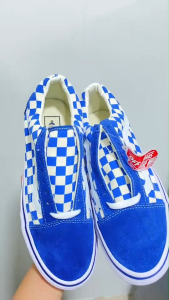 รุ่นVan Style 36 รองเท้าผ้าใบ ผ้าแคนวาส (36-45 Eu) พร้อมกล่อง ลายตาราง รุ่นขายดี มีสีเยอะที่สุด ห้ามพลาด G25A029