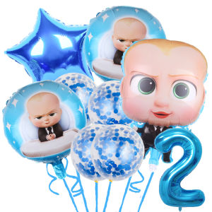 Hasbro | Cartoon Theme Birthday Party Decoration Disposable Tableware Baby Boss Cups Plates Baby Shower Kids Birthday Party Gifts