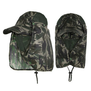 GTUBIKE Fishing Cap Detachable Mask Breathable Quick-drying Sun Protection Hat Outdoor Sports Cycling Travelling For Men Women