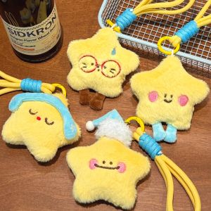 1/4 Pcs Cute Star Pendant Backpack Decoration Pendant Accessories Creative Car Hanging Accessories