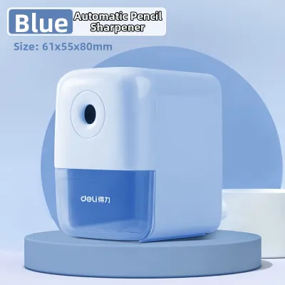 deli | Automatic Feeding Pencil Sharpener Manual Child Friendly