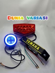 PAKET 3ITEM RXING LAMPU LED+KUMIS YAMAHA+LAMPU STOP LED MERAH RXING RX NEW.RXZ.RXS.RX.SPESIAL