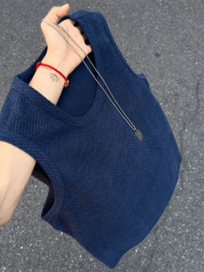 LIUBU | Navy Blue Breathable Vest/Shirt