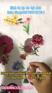 Hình ủi nhiệt in áo Mẫu tranh đàn gảy (Nhiều kích cỡ & Mẫu)