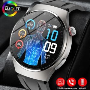 Đồng Hồ Thông Minh LIGE ECG+PPG Dành Cho Nam Chống Nước Gọi Bluetooth Màn Hình AMOLED HD Hỗ Trợ Android Và IOS Theo Dõi Sức Khỏe Giấc Ngủ Và Nhịp Tim