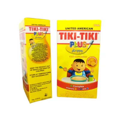 Tiki-Tiki Plus Drops w/ Vit. B Complex vit. A C D and E 15ml