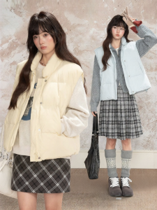 loveheynew | Áo Gile Phong Cách Lớp Pháp Trẻ Trung Nhỏ Đẹp Dày Ấm