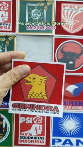 Logo GERINDRA Patch Emblem Prepet Perekat Velkro Tactical Army