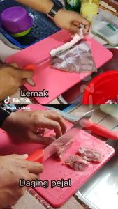 JAYA MATA 8" 10" Germany Steel Butcher Knife (JM2463) [Knife_Kitchen Knife_Chef Knife_Pisau_Pisau Dapur_Pisau Lapah_Pisau Sembelih]