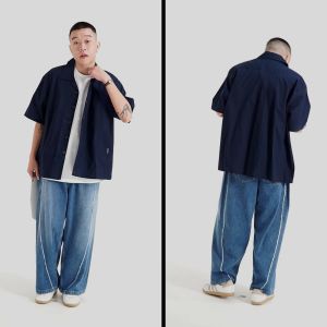Kemeja Bowling Oversize Yaba Shirt Black