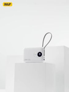 W&P | Built-in Cable Ultra-thin Small Portable 45W Fast Charging Power Bank 20000mAh