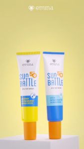 EMINA SUN BATTLE SPF 50 PA++++: Krim Sunblock Terbaik Untuk Berbagai Jenis Kulit