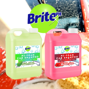 BritePH Car Shampoo (High-foaming w/ Carnauba Wax)