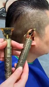 Vintage T9 Alat Cukur Naga Portable Hair Trimmer Gold