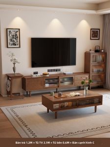 DONGMU | Kết Hợp Bàn Trà và Kệ TV Hiện Đại Đơn Giản