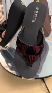 DÉP KẸP NỮ BITIS BXW006100- CAO 7 PHÂN ĐẾ CAO SU CHỐNG MÀI MÒN VÀ TRƠN TRƯỢT