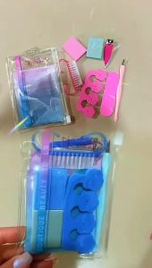 FH Manicure Pedicure Set Alat Perawatan Kuku 6in1 / Alat Manicure Pedicure dengan Pemisah Jari