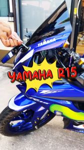 น็อตยึดชิวหน้าบังลม Yamaha R15 เลสสีไทเทแหวนทอง