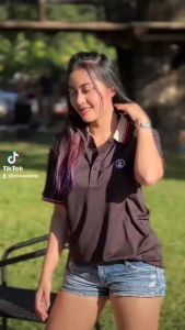 เสื้อโปโลชาย เสื้อโปหญิง สีดำ IB เสื้อโปโลแขนสั้นลําลอง เสื้อคอปก เนื้อผ้าเบาบางใส่ระบายอากาศได้ดี