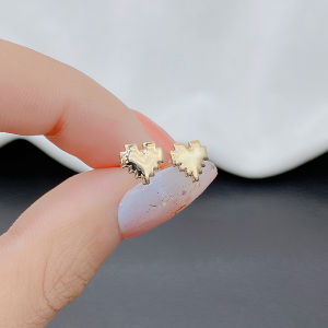 Hoa Tai Hình Trái Tim Nhỏ Bằng Bạc Nguyên Chất S925 Dành Cho Nữ Trang Sức Thời Trang Mini Đa Năng Phong Cách Ngọt Ngào Trang Trí Tai