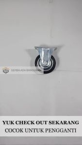 Roda Karet Mati 3\\\" Inch Rush Kuat Tahan Lama Kualitas Bagus Murah