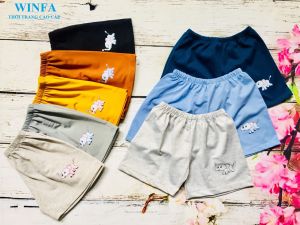 Quần thun trẻ em từ 3-39kg - quần bé trai thun 100% cotton co giãn 4 chiều - mặc ở nhà mặc ngủ đi chơi đều được in hình dễ thương