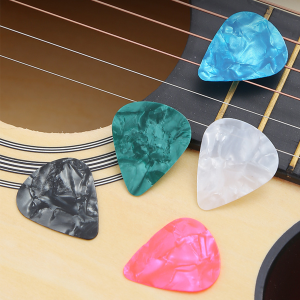 Nau.K 0.5mm 1mm Guitar Pick Colorful Picks For Bass Electric & Acoustic Guitars