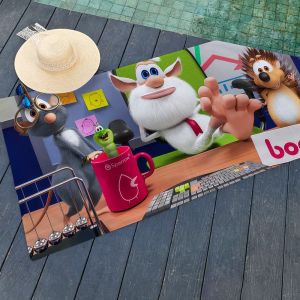 Hasbro | Funny cartoon B-Booba Towel For Beaches Yoga Studios Gyms Hot Springs Swimming Pools And Picnics