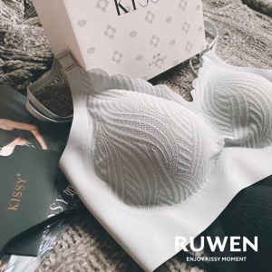 Platinum Version Such as Kissy Underwear Beautiful Back Flagship Store Official Strap Wireless Push up Genuine Goods Kiss Bra