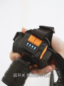 SENTER KEPALA T50 ZOOM DAN SENSOR - BISA DI CAS - BISA POWERBANK - DAN BISA DI ZOOM