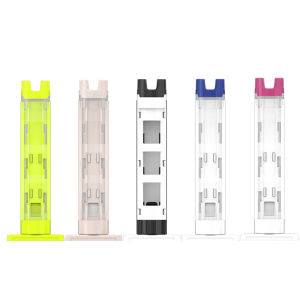 Plastic Fishing Box Rod Display Bracket Detachable Fishing Pole Tube Stand Adjustable Portable Snap Design for Fished Gear