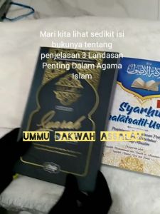 SYARAH USHUL TSALATSAH Terjemah - Buku Syarh Ushul Tsalatsah Penjelasan Siapa Rabbmu - Apa Agamamu - Siapa Nabimu