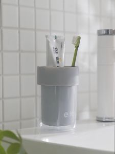 【SG】Portable Travel Toothbrush Storage Cup Double Layered Mouthwash Cup outdoor Travel Bathroom Accessories