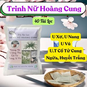 Trà Trinh Nữ Hoàng Cung - 40 Túi Lọc Phòng và Hỗ Trợ Giảm Ung Thư Cổ Tử Cung Trà Đông Y Việt
