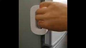 Refrigerator Door Lock Child Safety Fridge Lock Baby Anti-Pinch Hand Belt Plastic Cabinet Locks