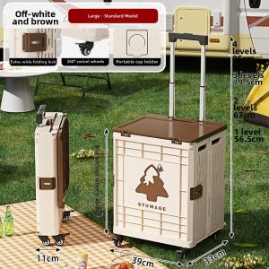 Multifunctional All-terrain Folding Trolley Cart