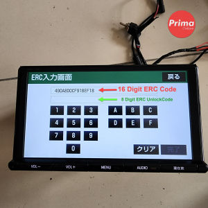 ERC Unlock Fujitsu Ten Denso Ten Panasonic 66 64 62 61 Series Alphard Vellfire Harrier Estima Voxy Noah Japan Player