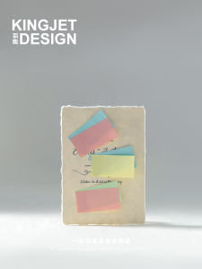 Kingjet บล็อกโนตสีโมลานดี้แบบสองสี บรรจุกล่องสองชุด บล็อกโนตแบบอเนกประสงค์สำหรับธุรกิจและวัสดุศึกษาทางอิเล็กทรอนิกส์